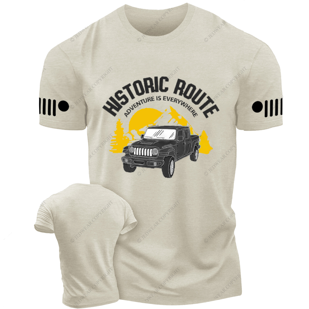 Gladiator Historic Route Adventure Everywhere Jp T-shirt