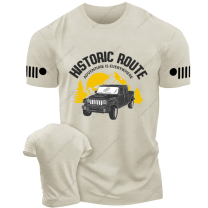 Gladiator Historic Route Adventure Everywhere Jp T-shirt