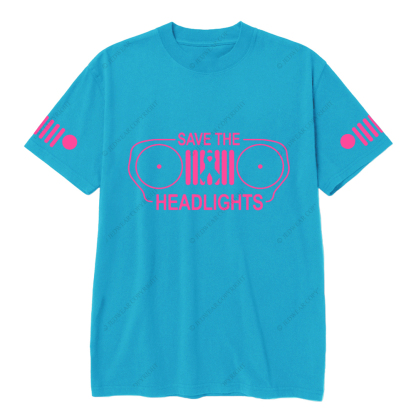 Breast Cancer Awareness Save The Headlights T-shirt