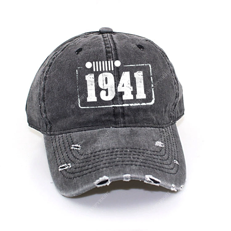 JP Created Times Since 1941 Vintage Style Jp Baseball Cap