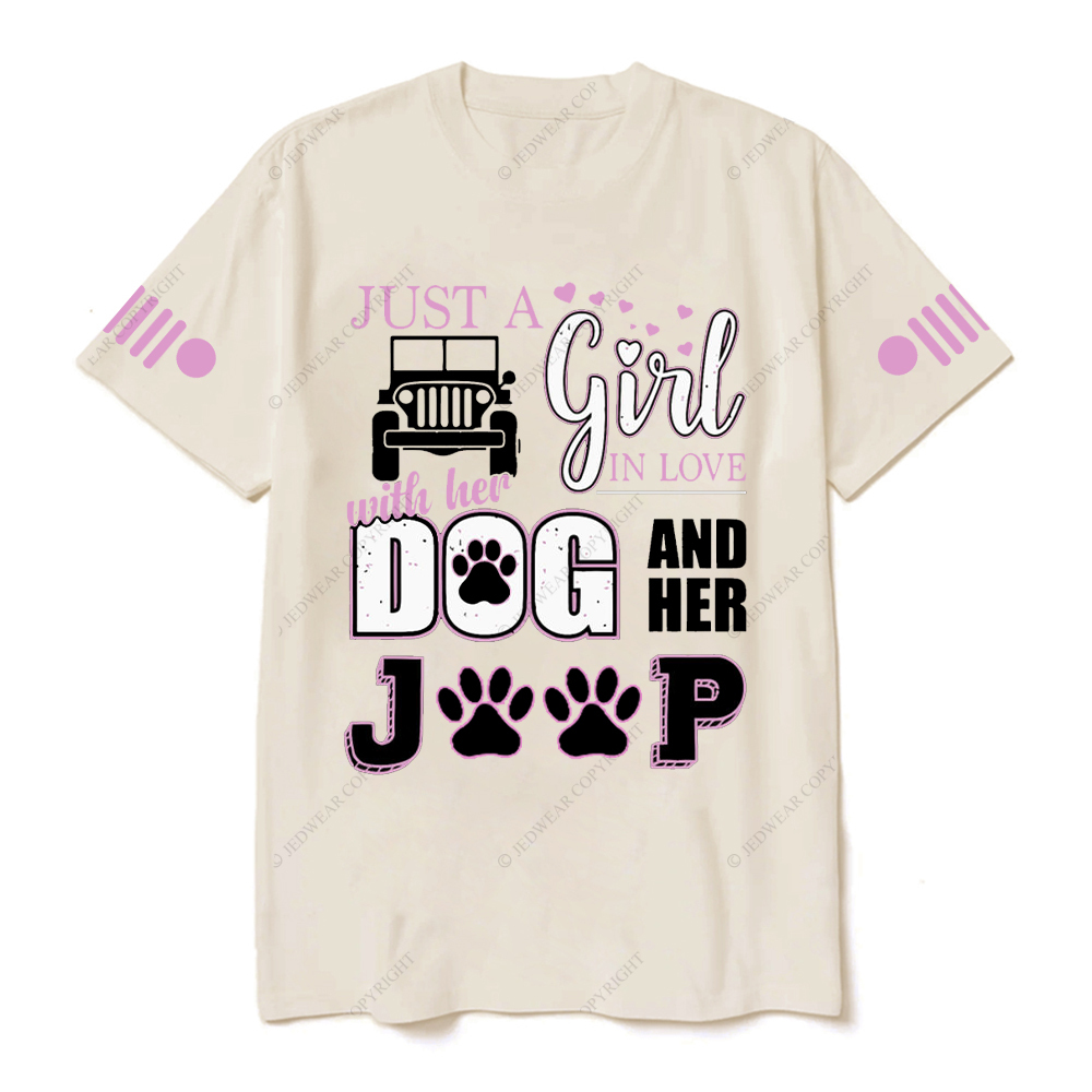 Just A Girl In Love With Dog Jp T-shirt