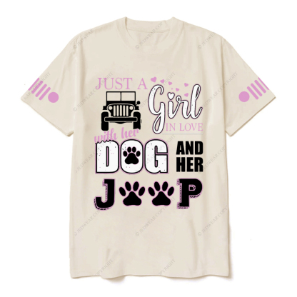 Just A Girl In Love With Dog Jp T-shirt