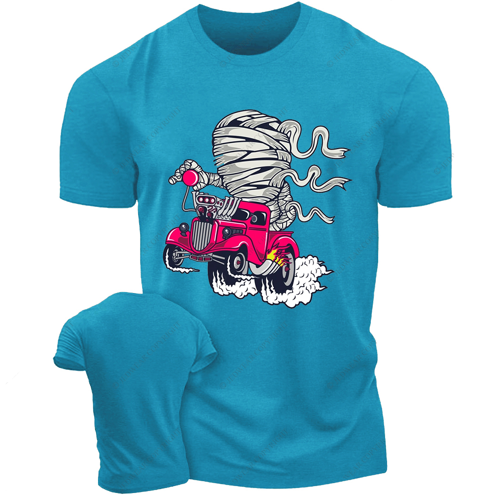 Mummy Racing Cartoon Jp T-shirt