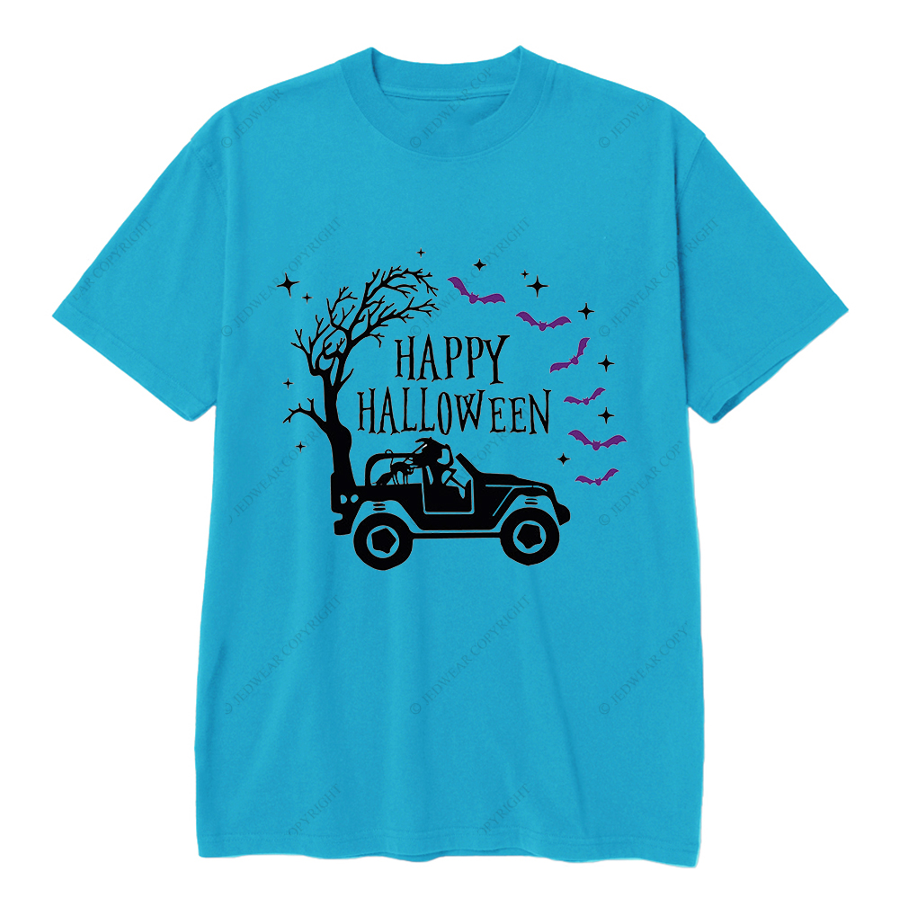 Happy Halloween Bat Trees Jp T-shirt