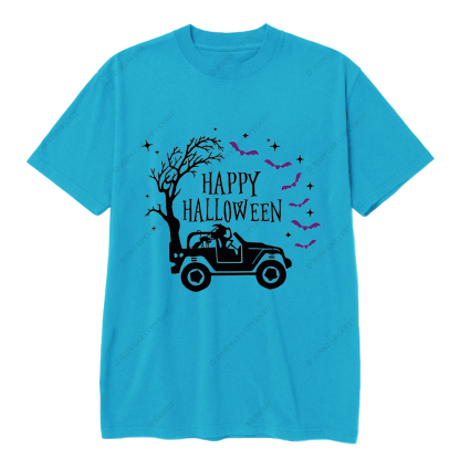 Happy Halloween Bat Trees Jp T-shirt