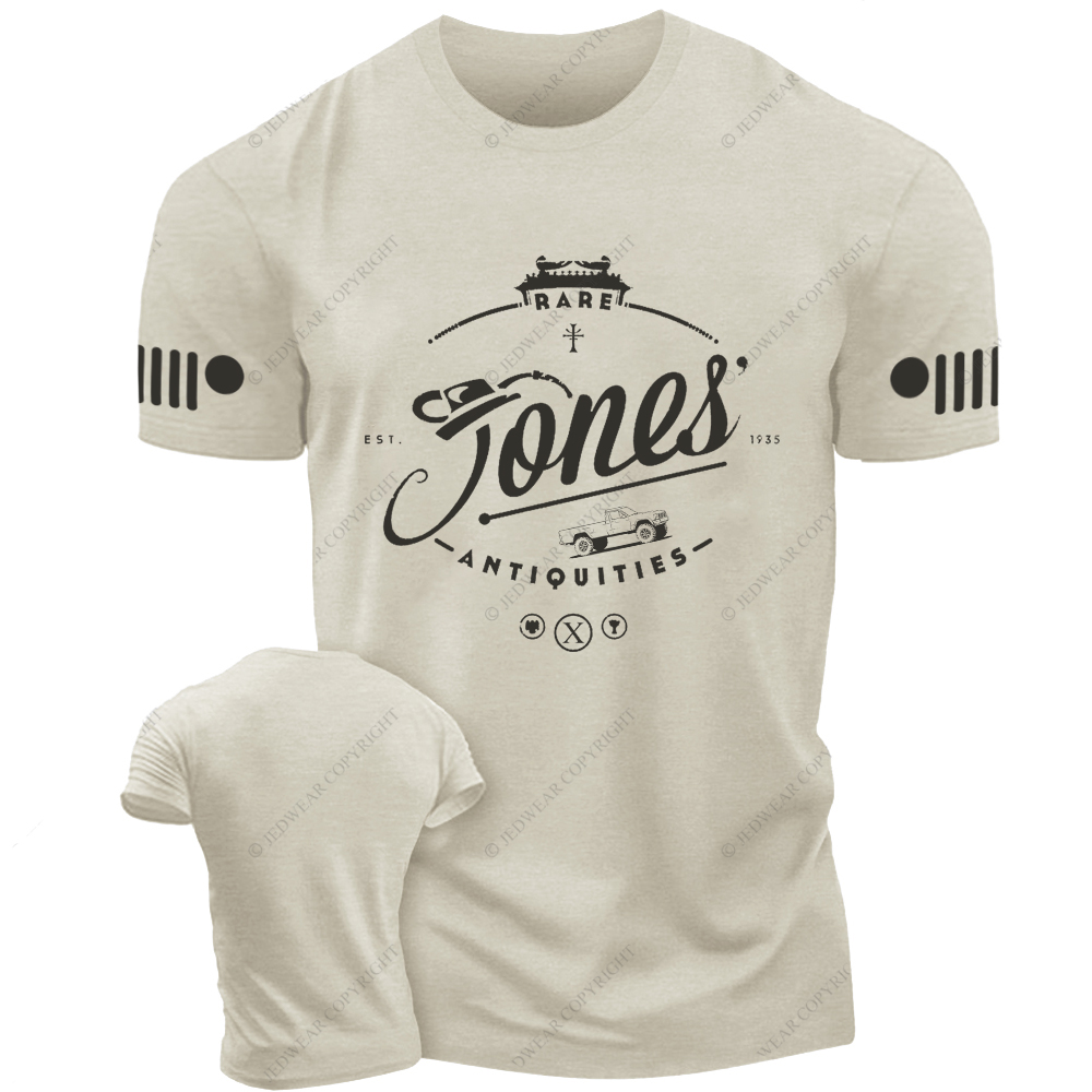 Jones Rare Antiquities Est 1935 Jp T-shirt