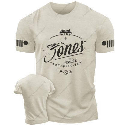 Jones Rare Antiquities Est 1935 Jp T-shirt