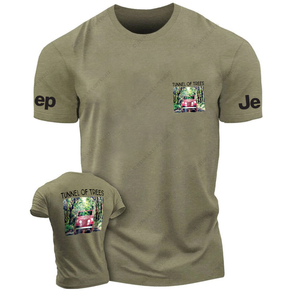 Tonnel Of Trees Road Gress JP T-Shirt