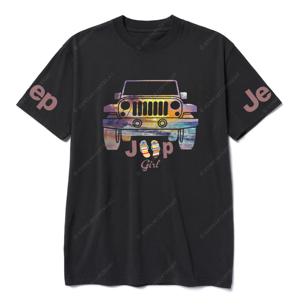 Colorful 4 Wheeler Cars Slippers Jp T-Shirt
