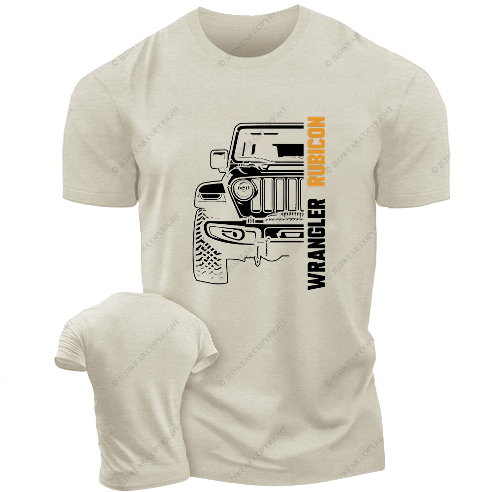Wrangler Rubicon Black And White Sketch Jp T-Shirt