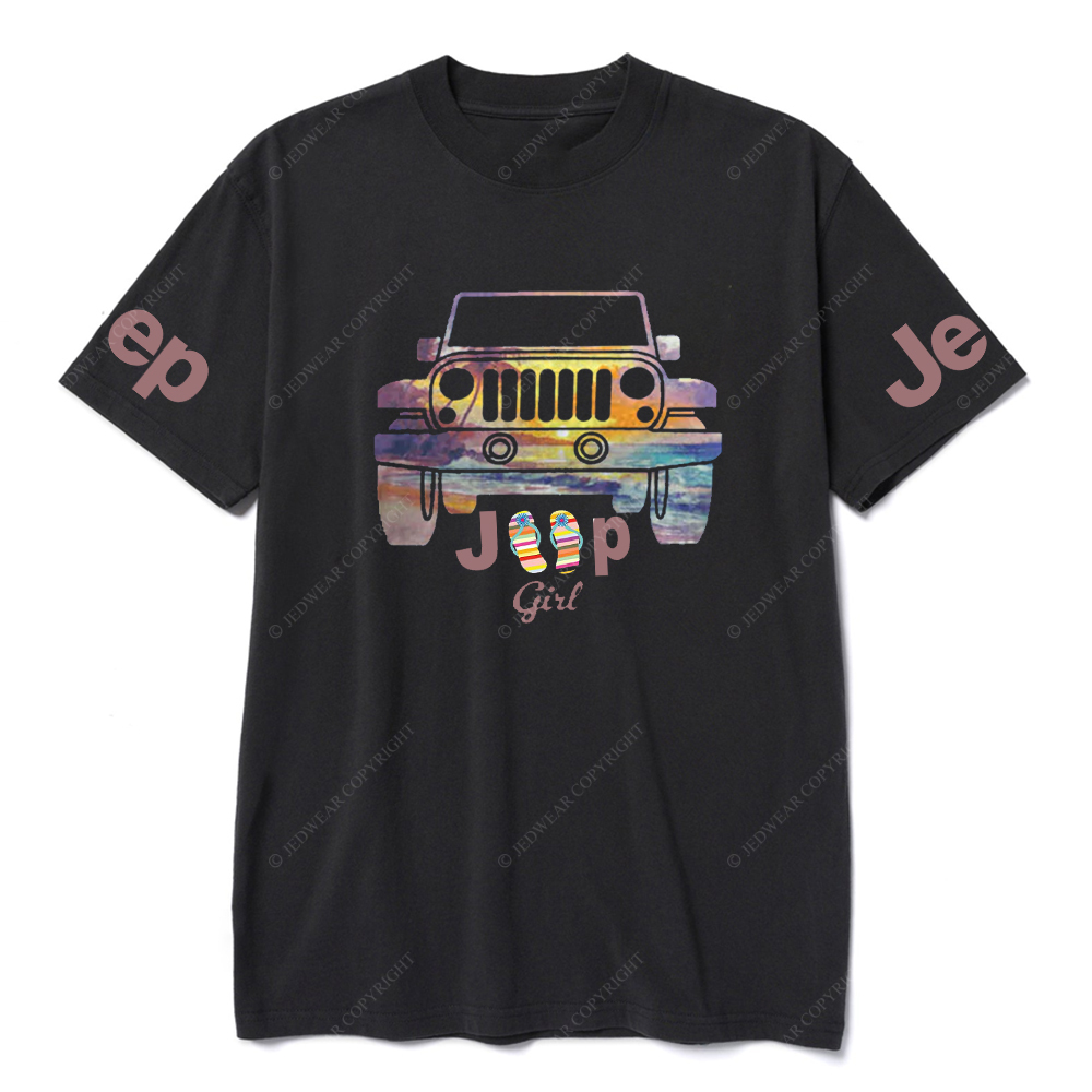Colorful 4 Wheeler Cars Slippers Jp T-Shirt