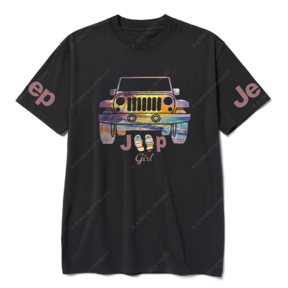 Colorful 4 Wheeler Cars Slippers Jp T-Shirt
