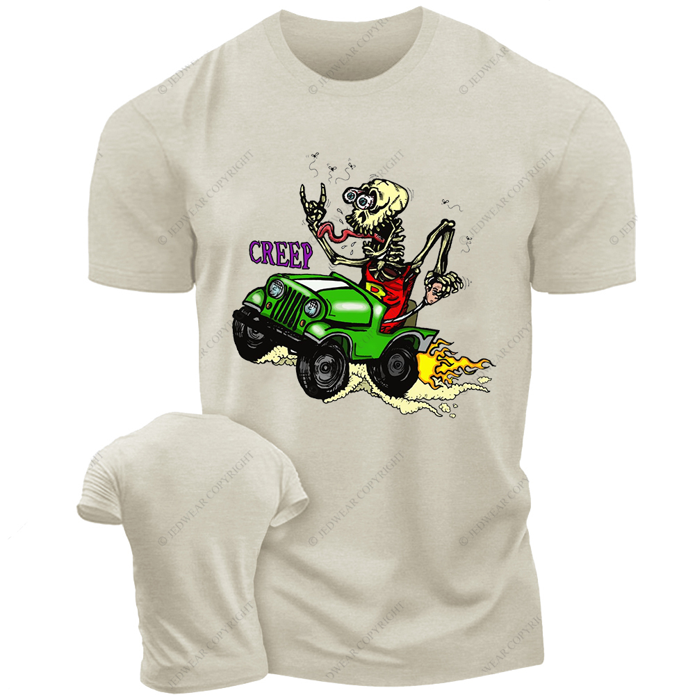 Green Skull Creep Jp T-Shirt