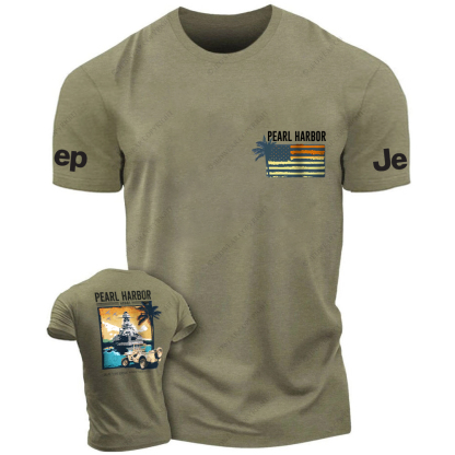 Pearl Harbor Hawaii Sunset Lighthouse JP T-Shirt