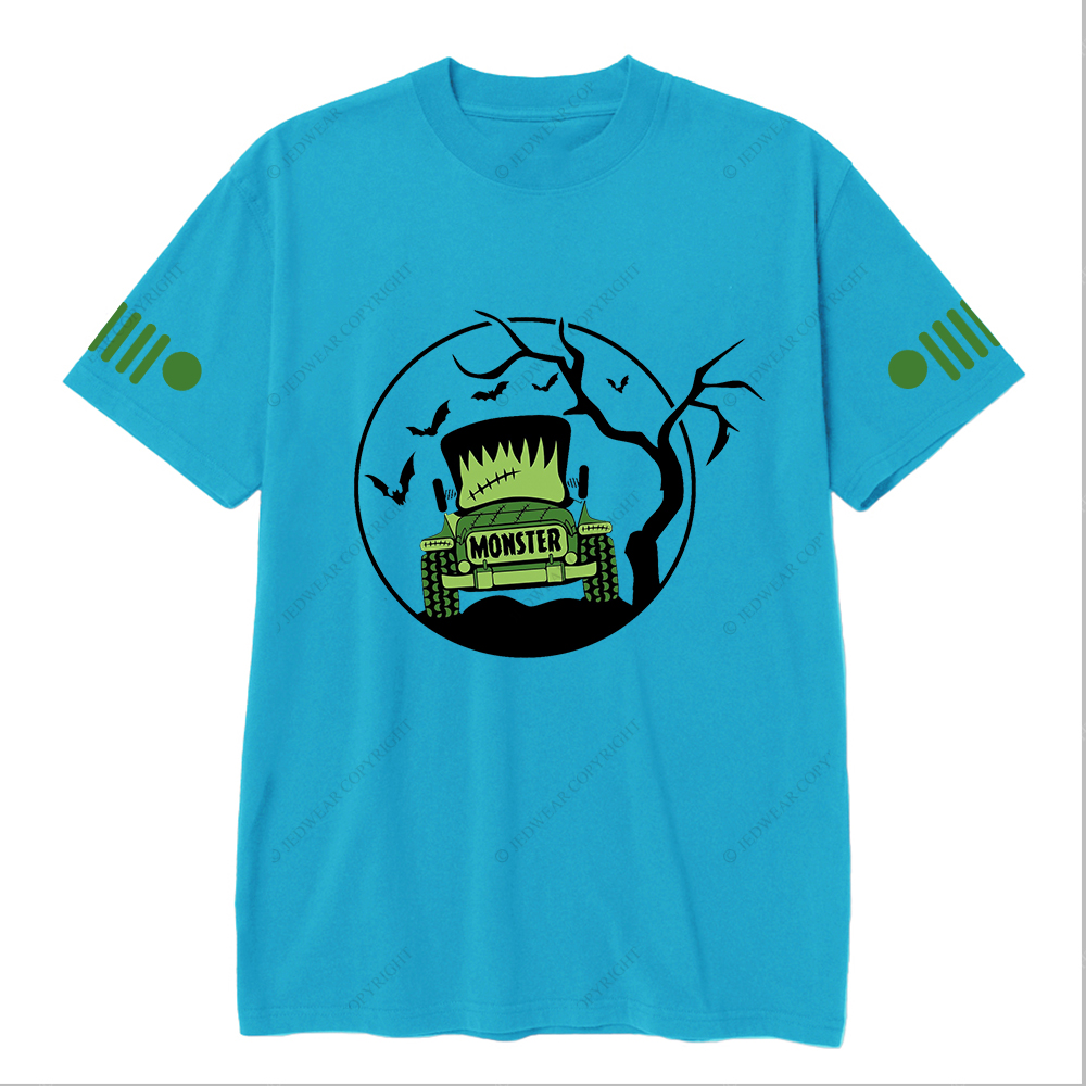 Frankenstein 4x4 Off Road Car Halloween  Monster Car Jp T-shirt