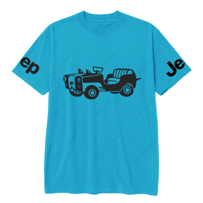 Car With A Dog Face Front Jp T-Shirt