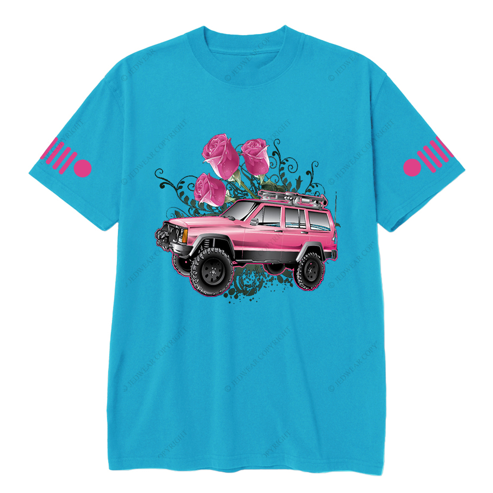 Pink Cherokee And Pink Rose Jp T-Shirt