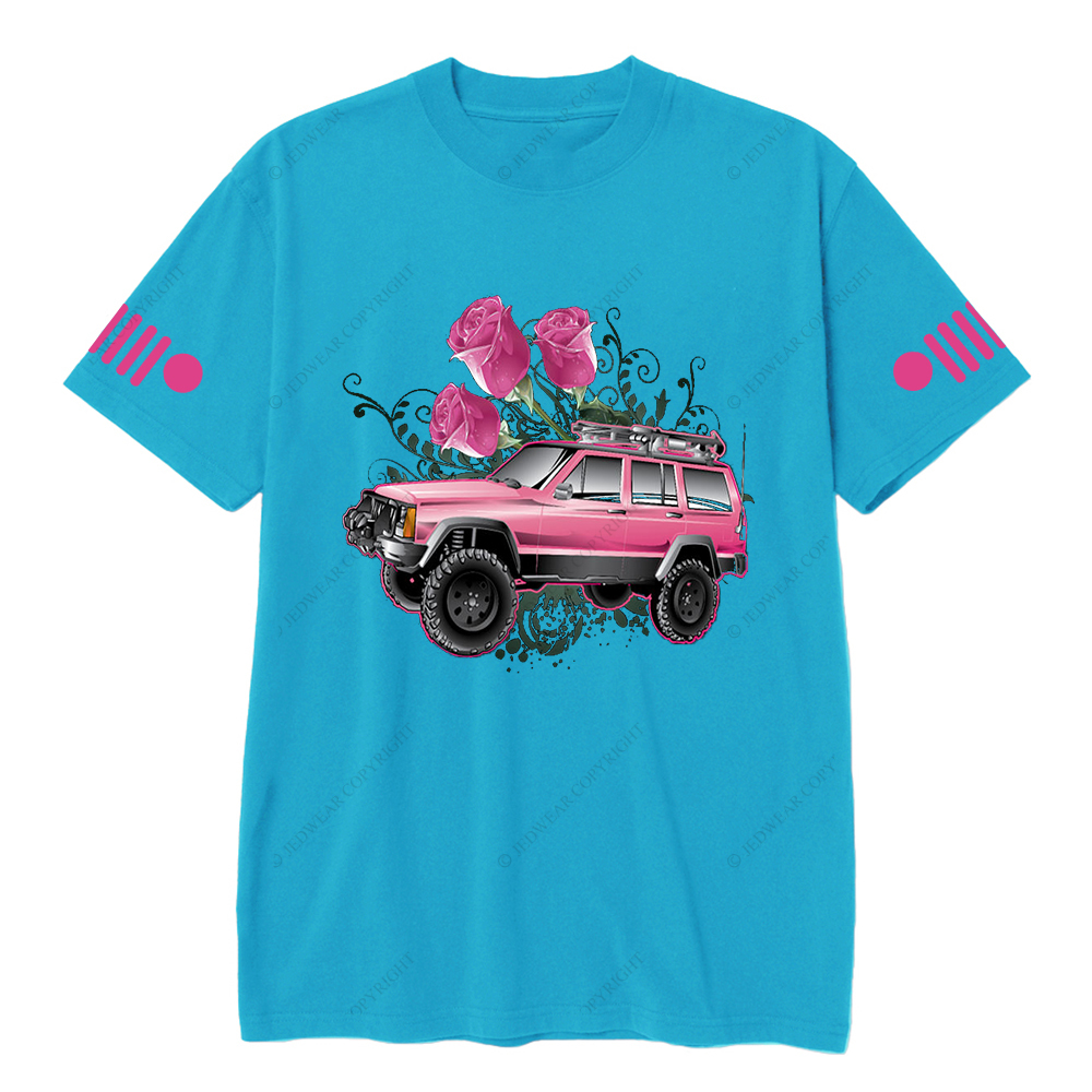Pink Cherokee And Pink Rose Jp T-Shirt