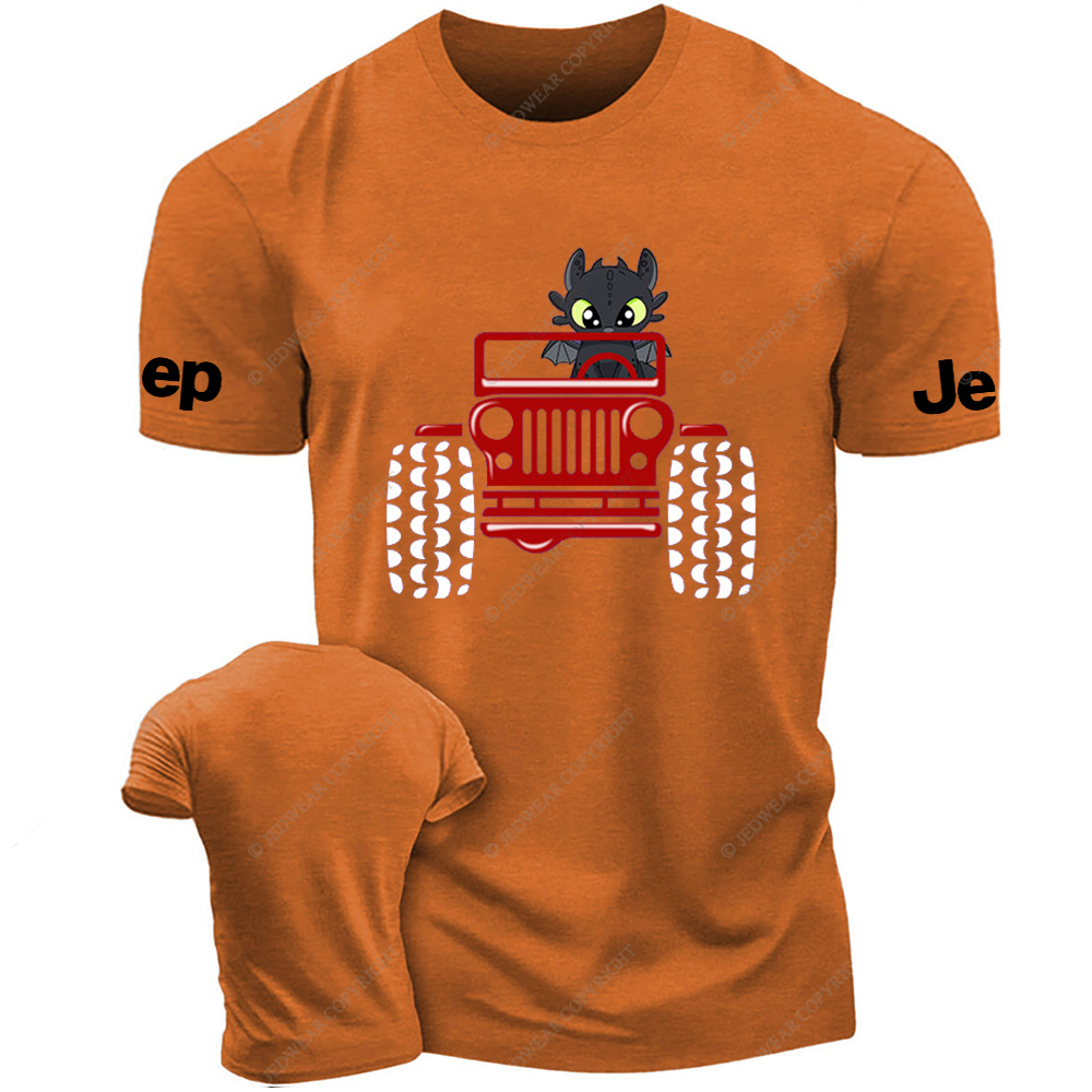Halloween A Little Bat Is Driving A Car Jp T-Shirt