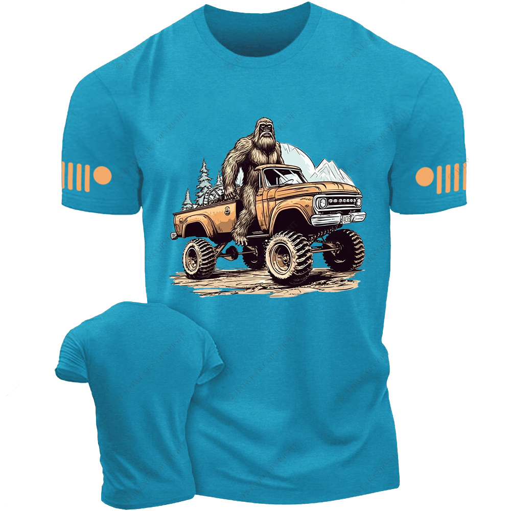 Monkey Driving A Car Jp T-Shirt