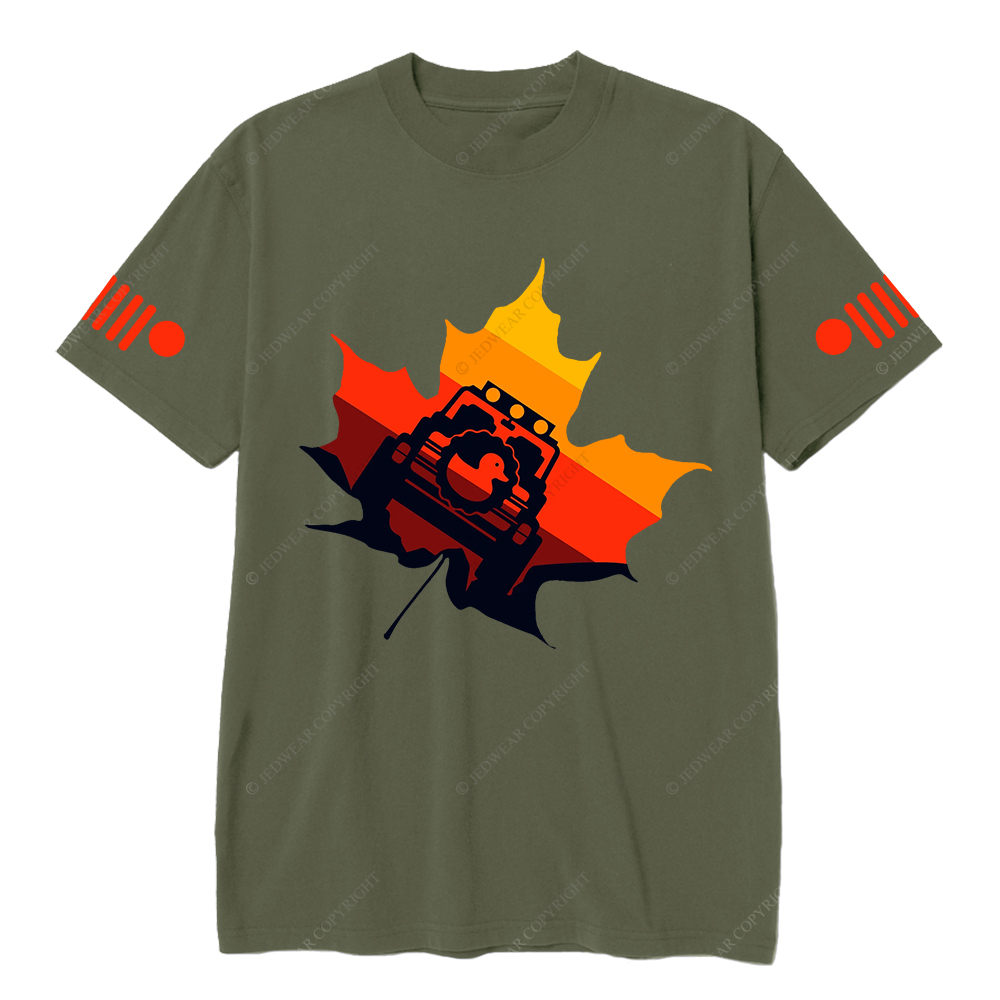 Fall Duck Off Road Autumn Jp T-Shirt