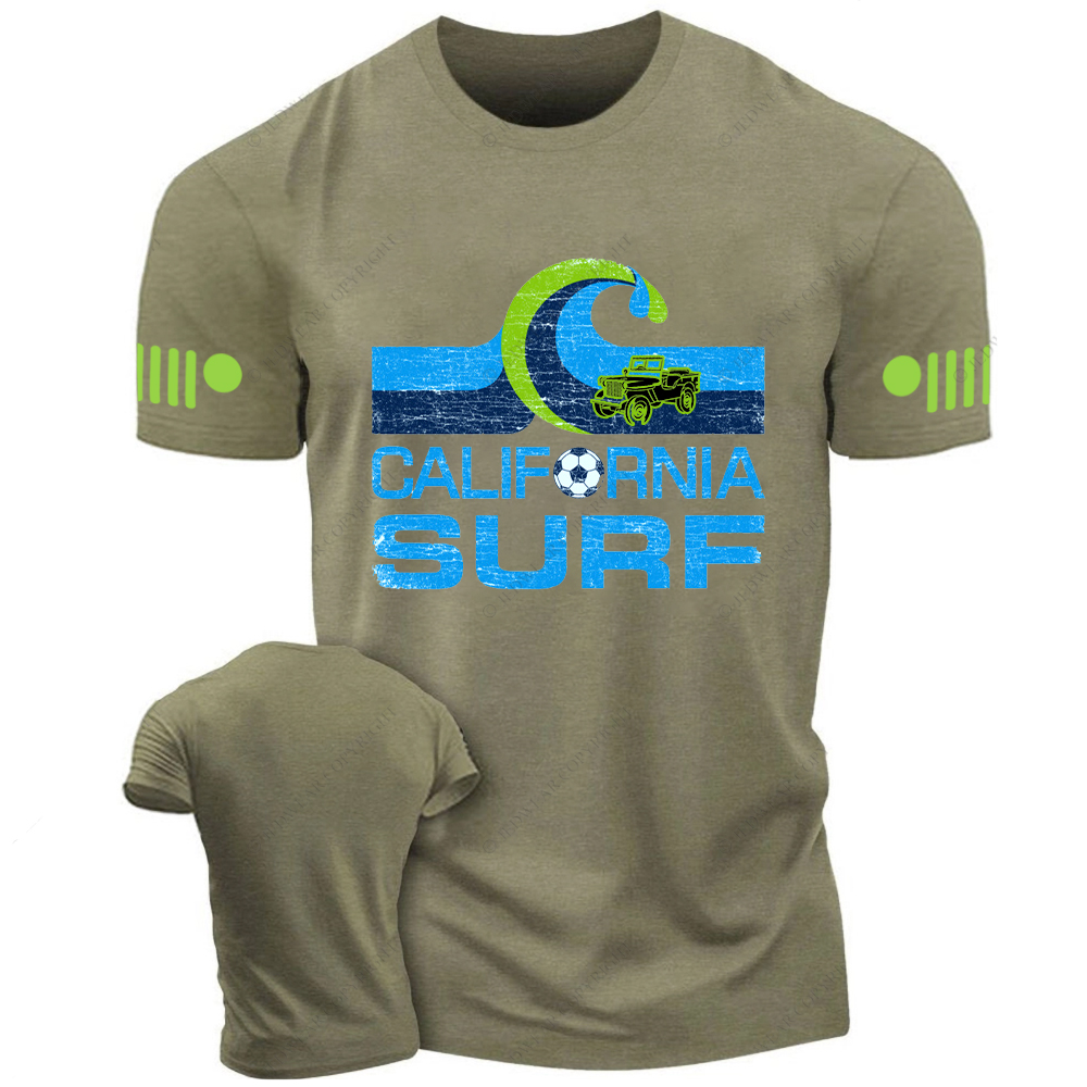 California Surf Football Vintage Style  Jp T-Shirt