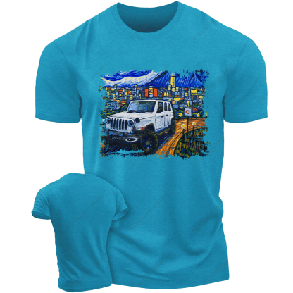 Colorful Oil Painting Jp T-Shirt