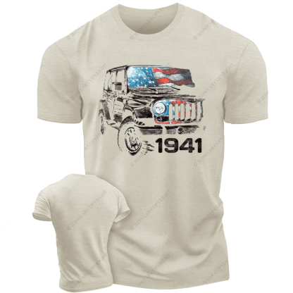 Wrangler JK American Flag Vintage Style Jp T-Shirt
