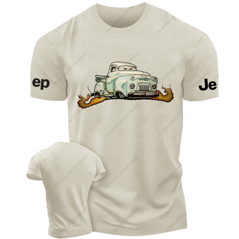 Funny Cartoon Colored Pencil Drawing Jp T-Shirt
