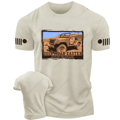 2019 Mobe Easter Vintage Car Safari Jp T-Shirt