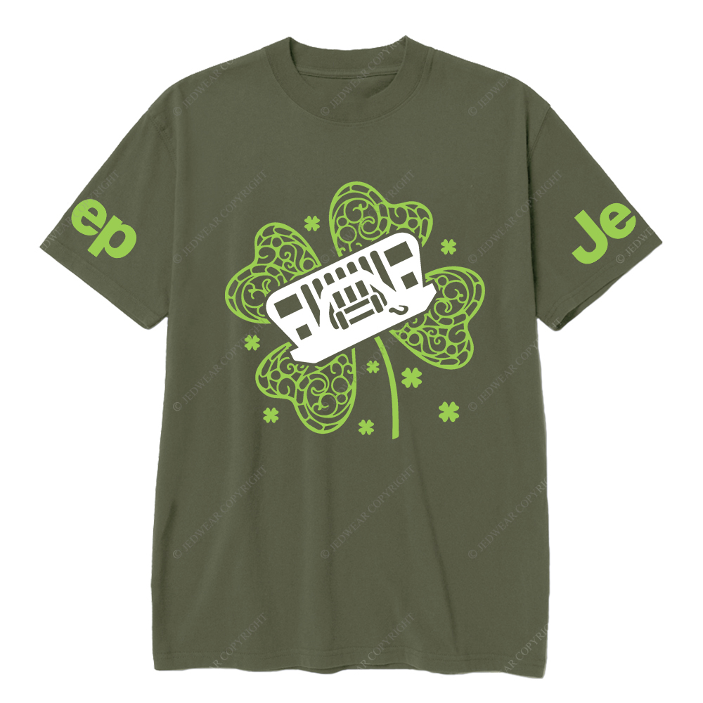 Four-Leaf Clover Flowers And Plants Jp T-Shirt