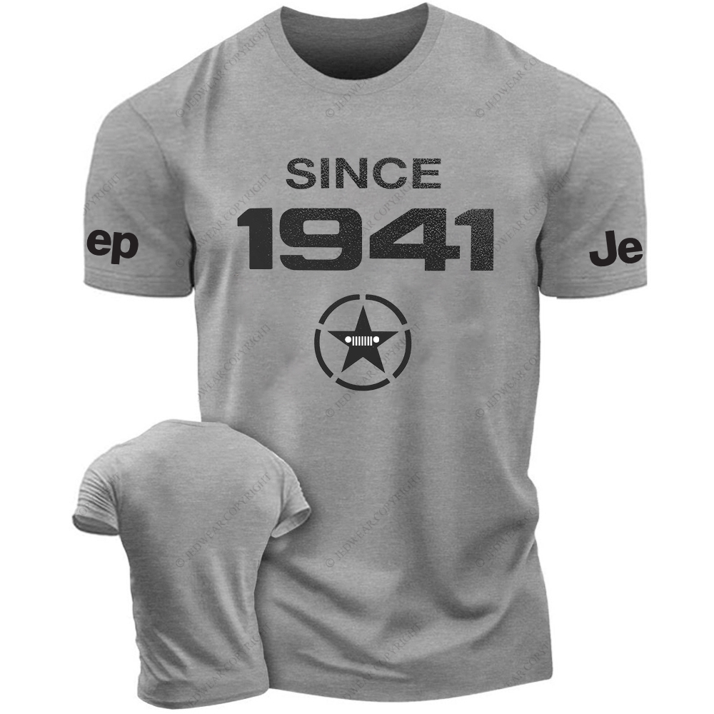 Vintage Military Star Circle Since 1941 JP T-Shirt