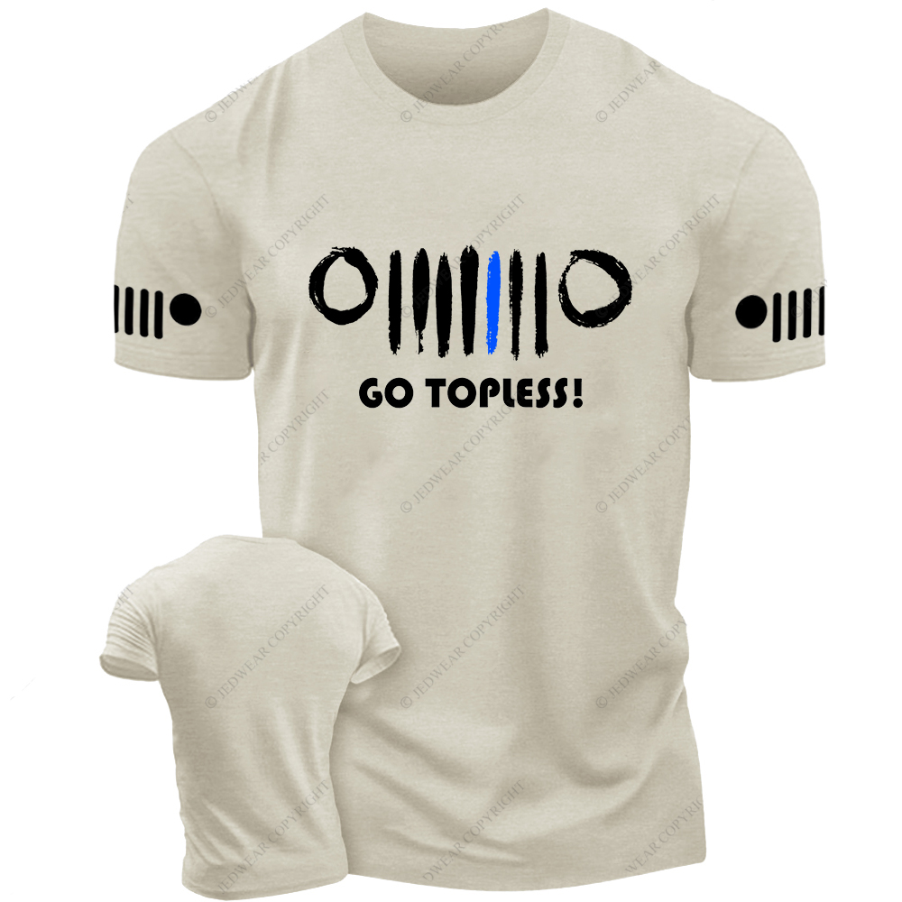 Hand Drawn Grill The Blue Line Jp T-Shirt