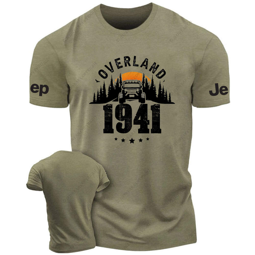 Tree Sunset Overland Since 1941 JP T-Shirt