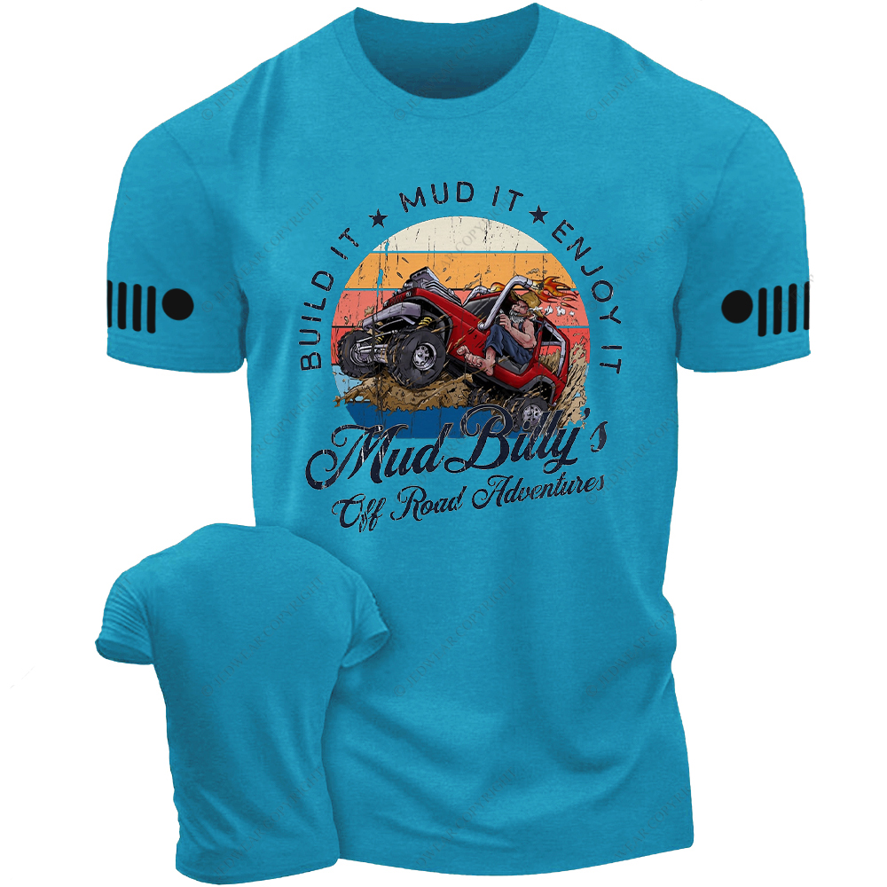 Mud Billy's Off-Road Adventure Distressed Jp T-Shirt