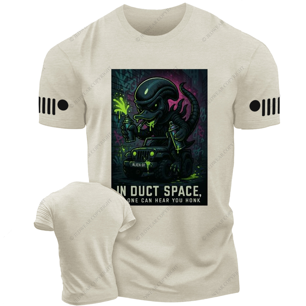 Alien Duck Off-Road In Duct Space Jp T-Shirt