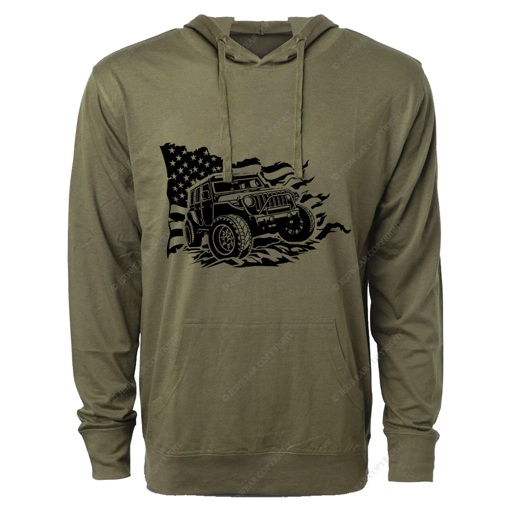 Comfort Colors American Off-Road Jp Oversized Lightweight Hoodie