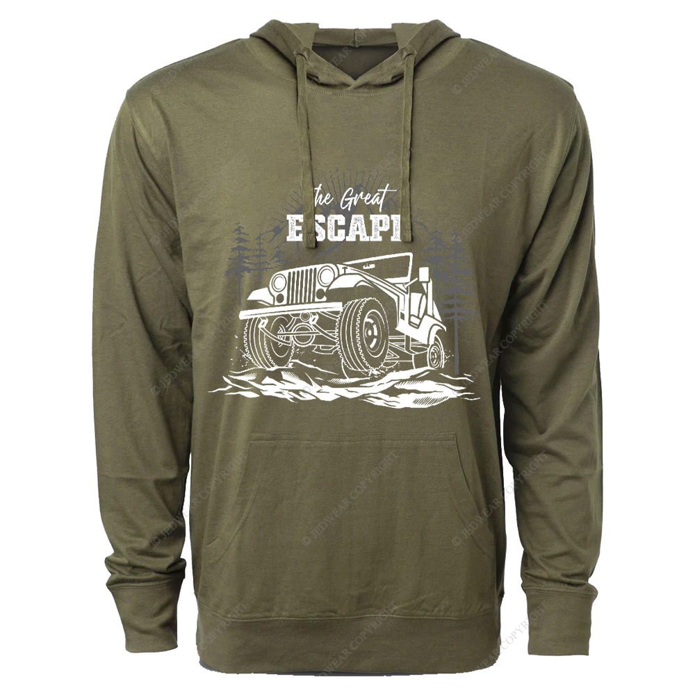 The Great Escape CJ-5 Jp Oversized Lightweight Hoodie