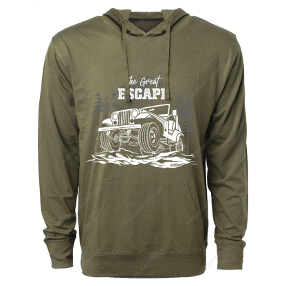 The Great Escape CJ-5 Jp Oversized Lightweight Hoodie