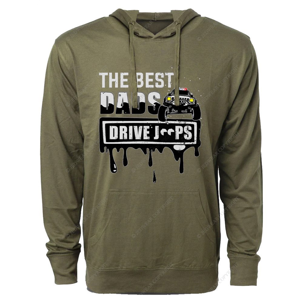 The Best Dads Drive Car Jp Oversized Lightweight Hoodie