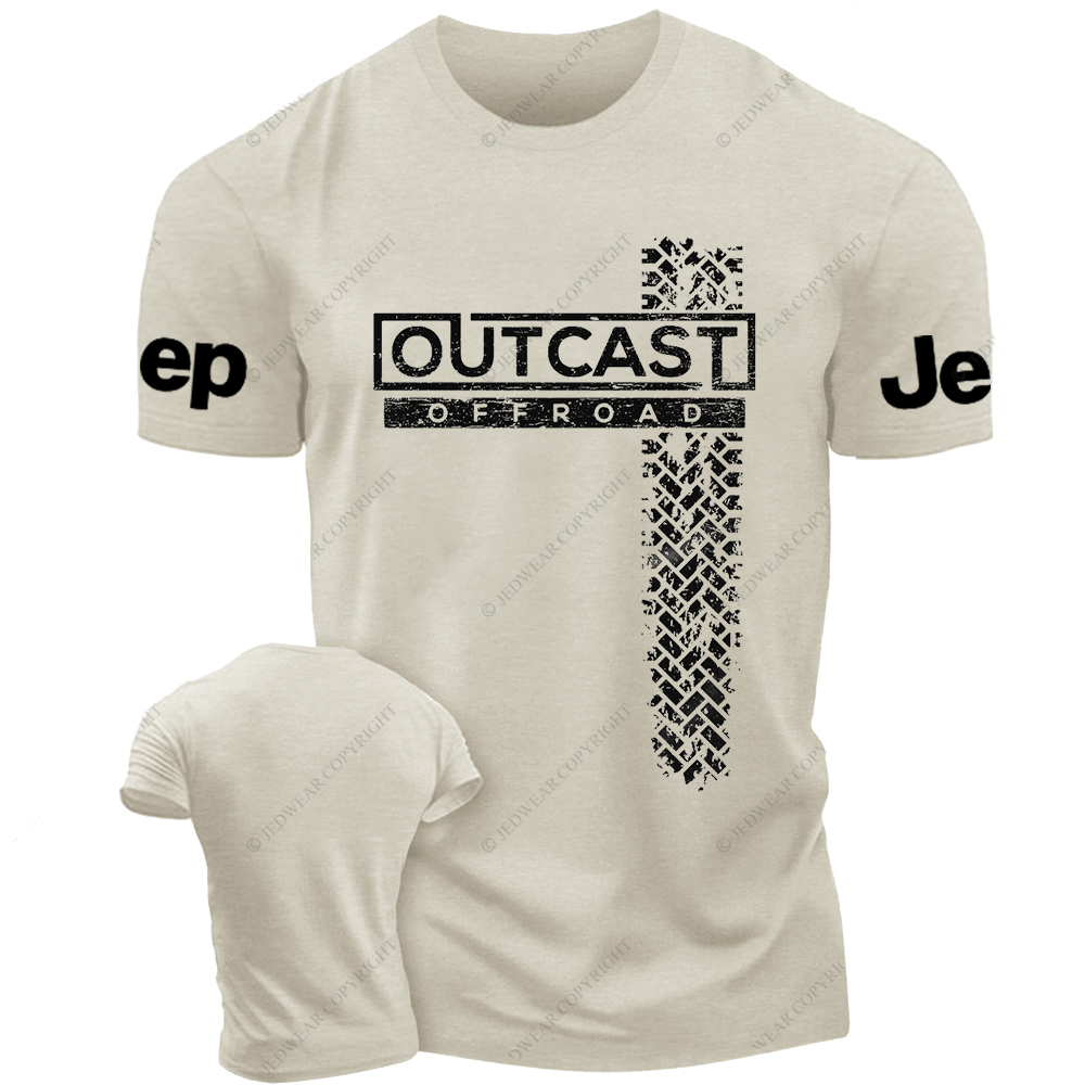 Outcast Off-Road Wheel Tracks Jp T-Shirt