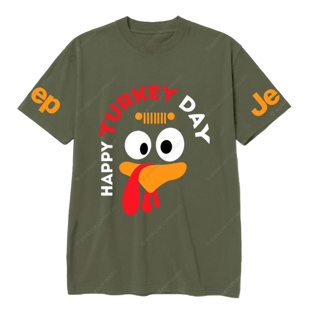 Happy Turkey Day Funny Thanksgiving Day Jp T-Shirt