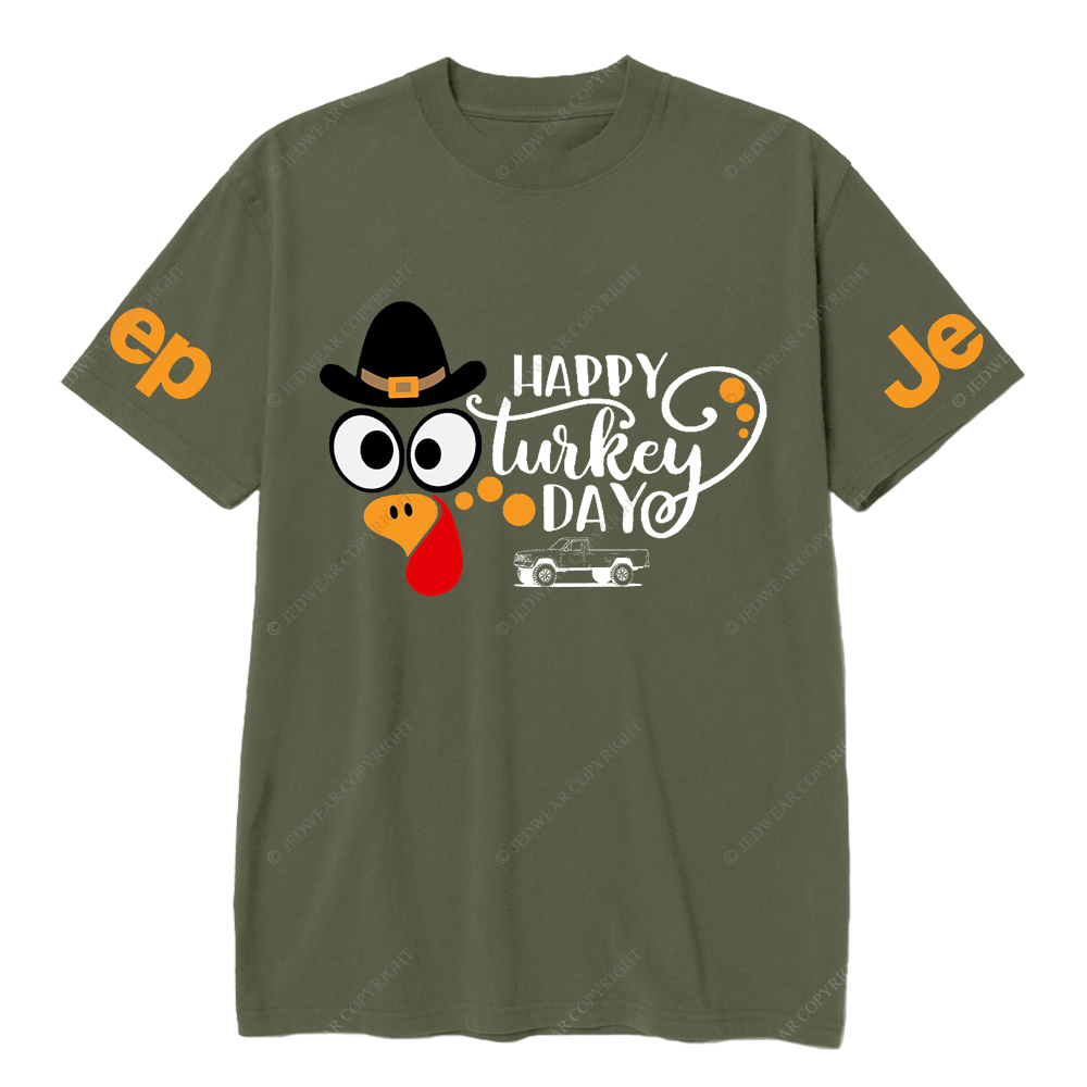 Happy Turkey Day Gobble Thanksgiving Day Jp T-Shirt