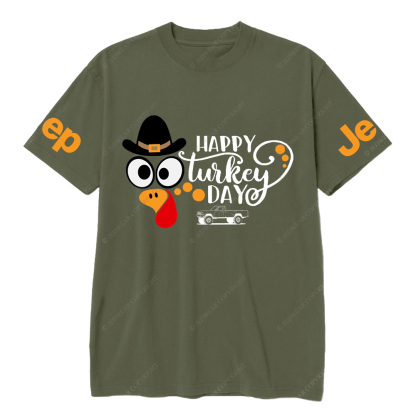 Happy Turkey Day Gobble Thanksgiving Day Jp T-Shirt