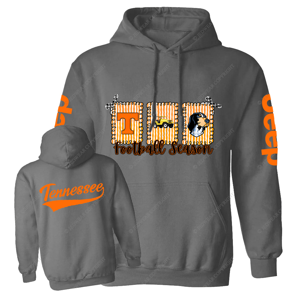 Tennessee Football Season Dog Jp Oversized Hoodie