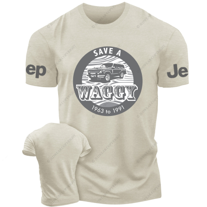 Save A Waggy Gray Classic Jp T-Shirt