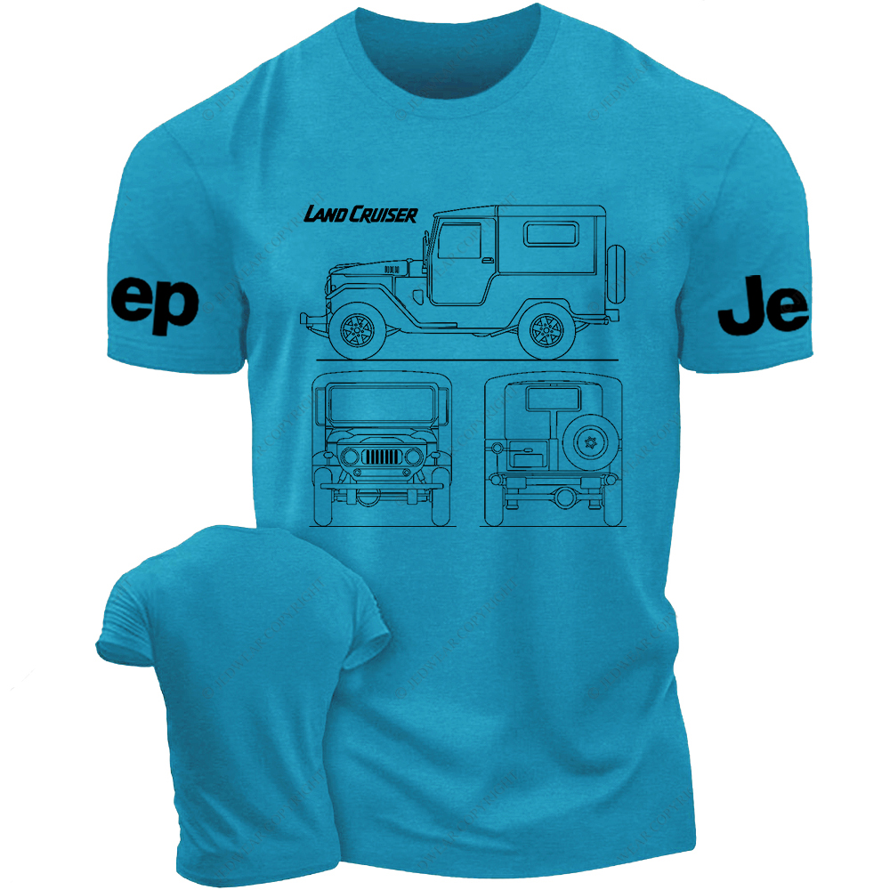  Land Cruiser Blueprint Classic Jp T-Shirt