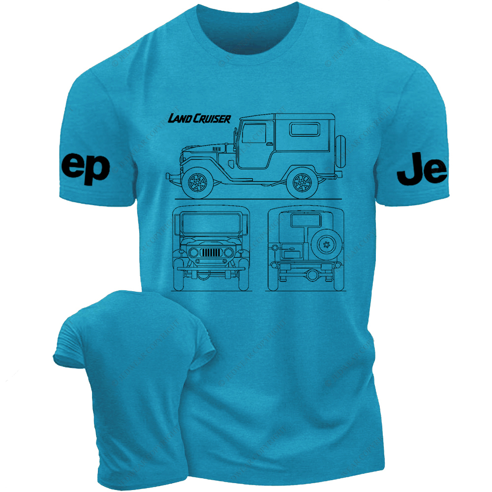  Land Cruiser Blueprint Classic Jp T-Shirt