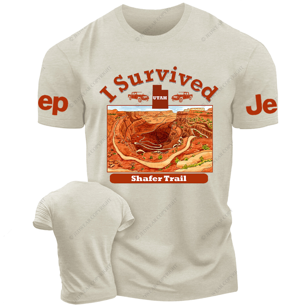 I Survived Shafer Trail Canyonlands National Park Classic Jp T-Shirt