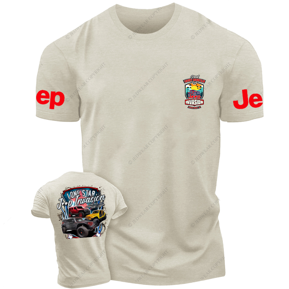 Great Smoky Mountain Lone Star Car Invasion Jp T-Shirt